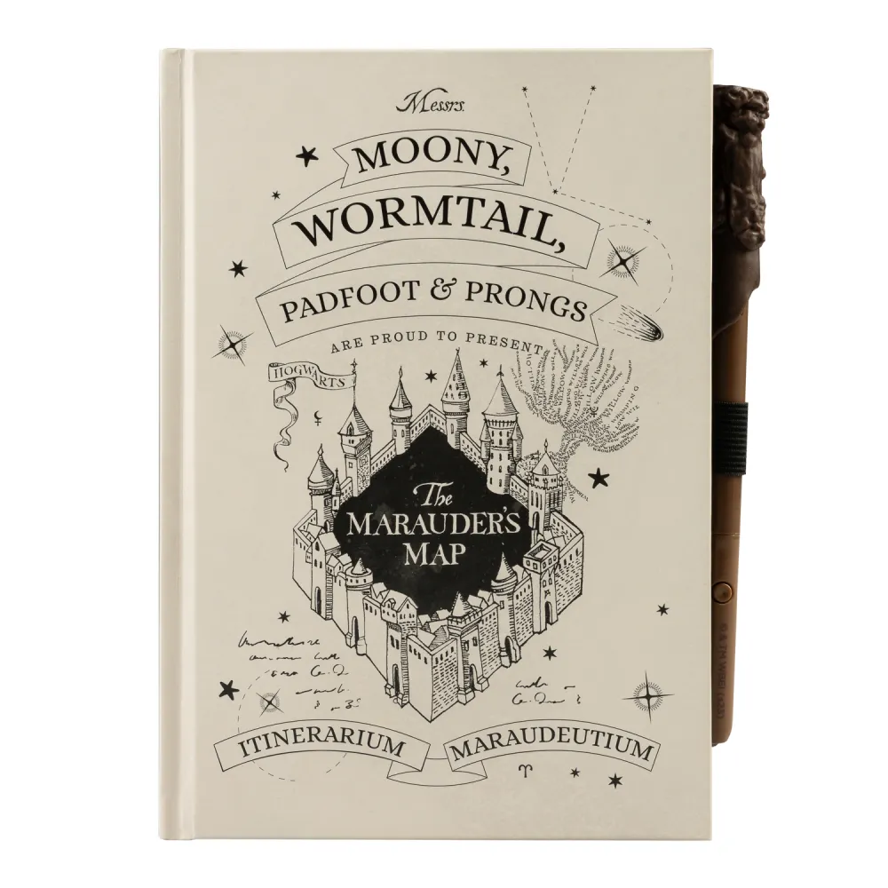 Harry Potter The Marauder's Map Optically Variable Ink Premium A5 Notebook