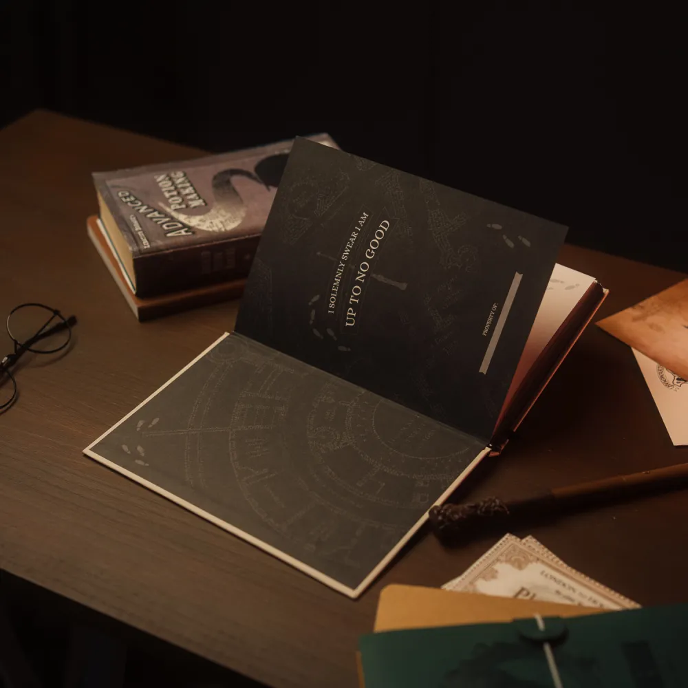 Harry Potter The Marauder's Map Optically Variable Ink Premium A5 Notebook - Image 6