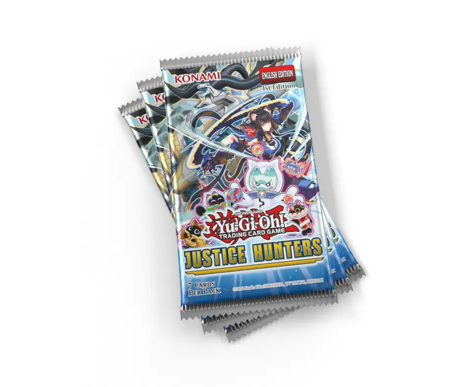 Yu-Gi-Oh! Justice Hunters 1st Edition Booster Pack