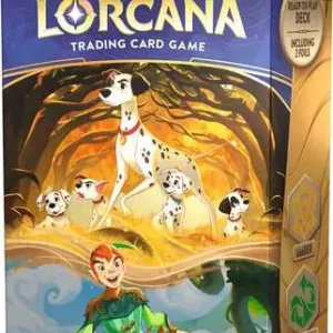 Disney Lorcana TCG Into the Inklands Set 3 - Amber & Emerald Starter Deck