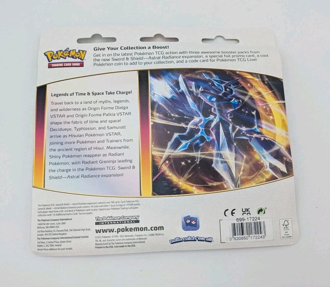 Pokemon TCG – Astral Radiance Eevee Triple Blister