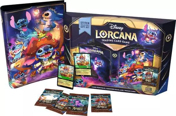 Disney Lorcana TCG Azurite Sea Set 6 – Stitch Collectors Gift Set