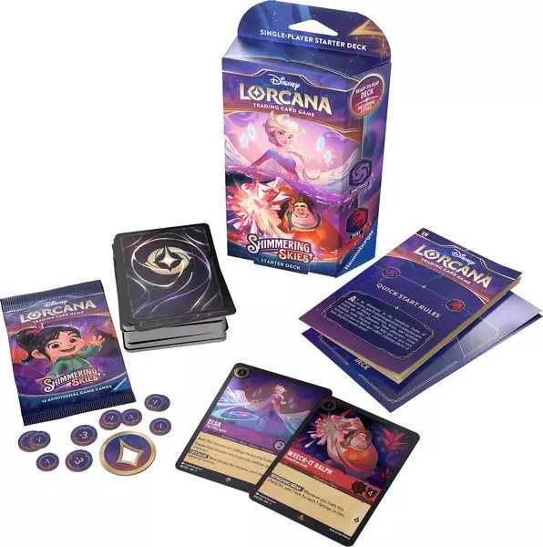 Disney Lorcana TCG Shimmering Skies Set 5 – Amethyst & Ruby Starter Deck