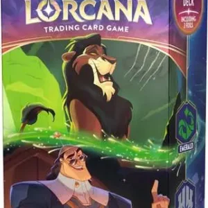 Disney Lorcana TCG Shimmering Skies Set 5 - Emerald & Steel Starter Deck