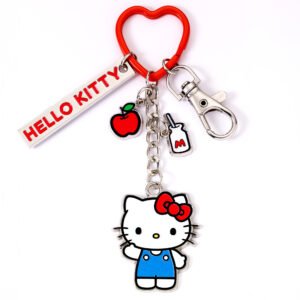 Hello Kitty Keyring with Charms