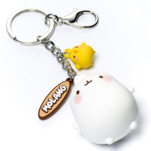 Molang and Piu Piu 3D Keyring