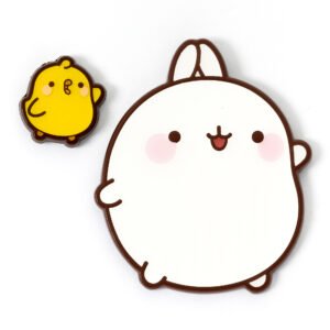 Molang and Piu Piu Pin Badge