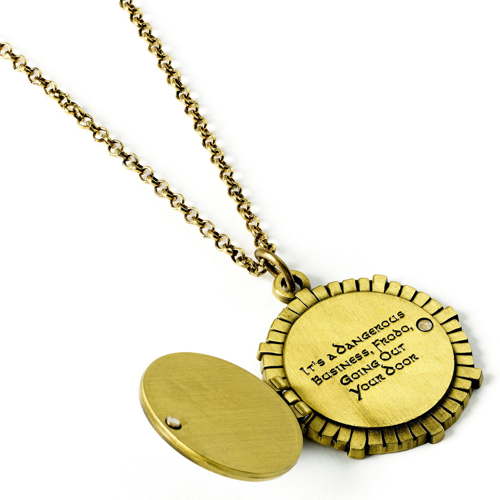 The Lord of The Rings Hobbit Door Necklace