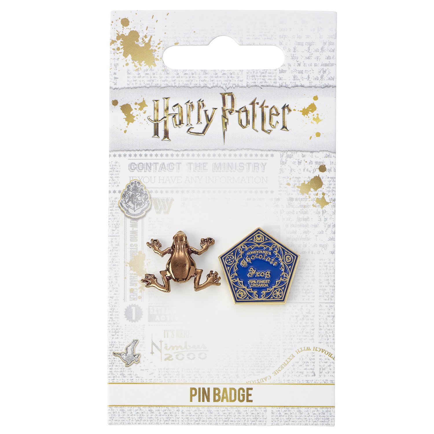 Harry Potter Chocolate Frog Pin Badge